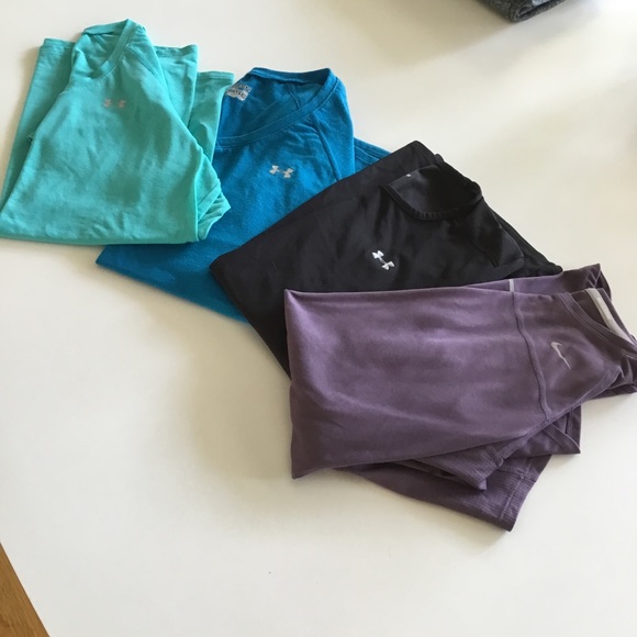 Tops - BUNDLE OF 4 NIKE AND UNDERARMOUR TSHIRTS
